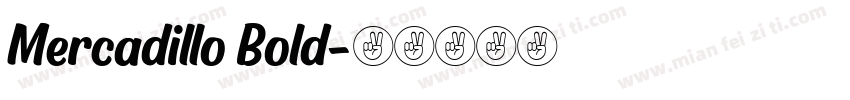 Mercadillo Bold字体转换